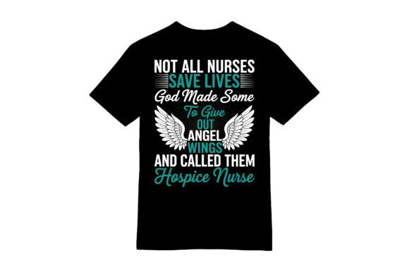 Angel Wings Hospice Nurse T-shirt