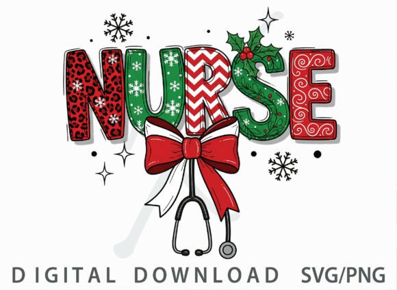 Christmas Nurse PNG & Nurse Coquette PNG