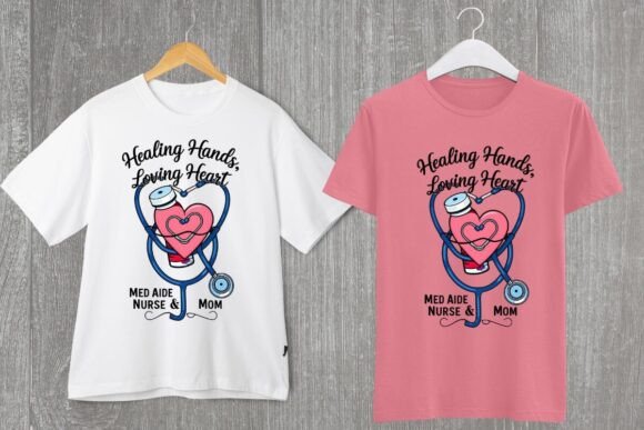 Healing Hands Mom Nurse POD T-Shirt