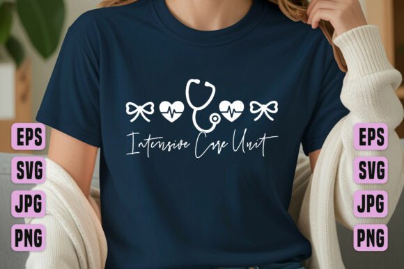 ICU Nurse with Skull Stethoscope