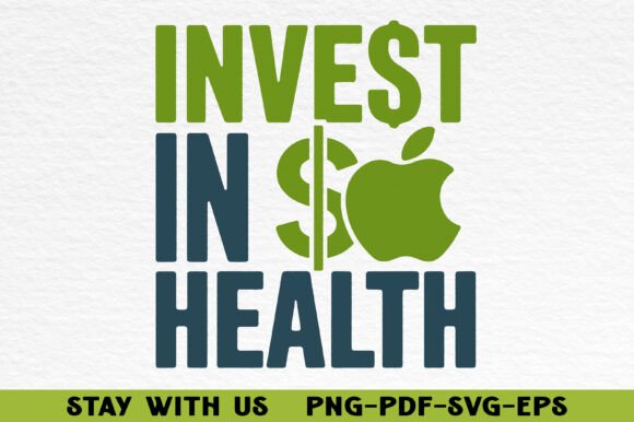 Invest in Health, Inspirational SVG