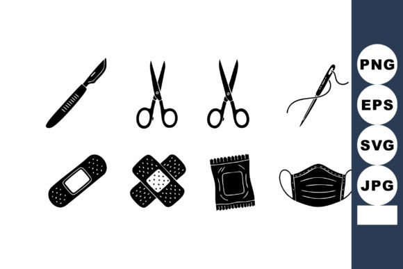 Medical and First Aid Tools Including Sc