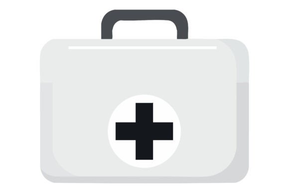 Medical First Aid Kit with Red Cross Sym