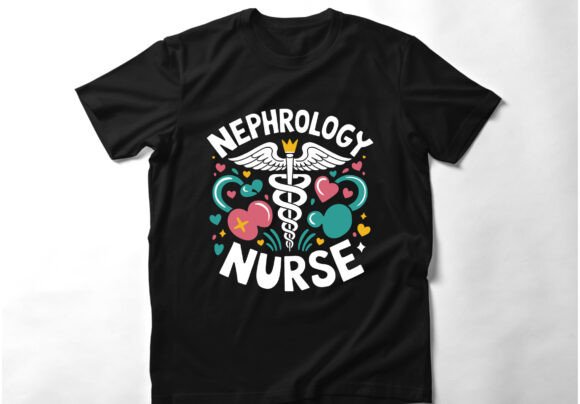 Nephrology Nurse T Shirt Design