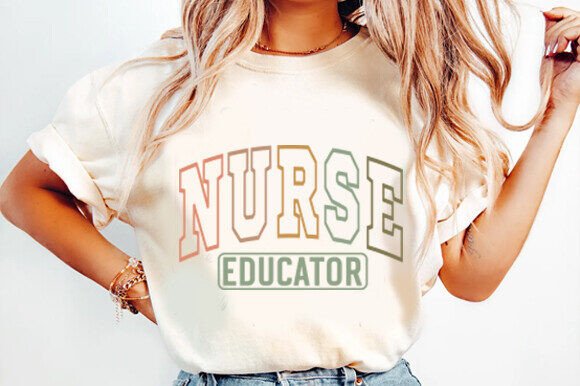 Nurse Educator PNG Shirt Design