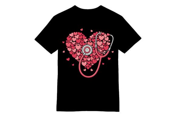 Nurse Stethoscope Heart T-Shirt