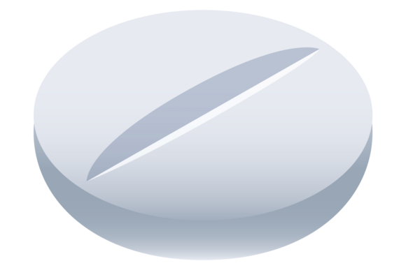 Pharmacy Tablet: Medical White Round Dru