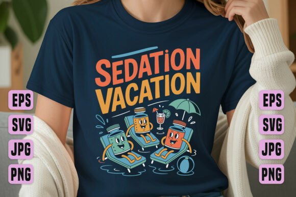 Sedation Vacation ICU Nurse Shirt